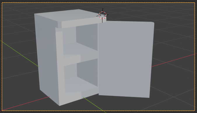 レンダリング前の冷蔵庫